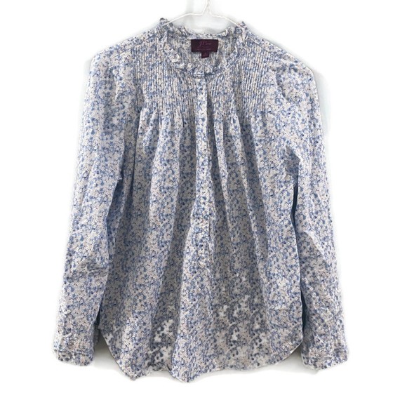 J.Crew Liberty Misti Valeria Floral Popover Shirt S - Picture 3 of 7